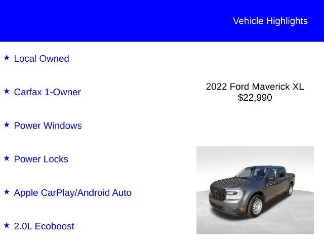 2022 Ford Maverick XL