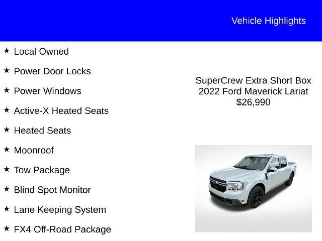 2022 Ford Maverick LARIAT