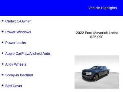2022 Ford Maverick LARIAT