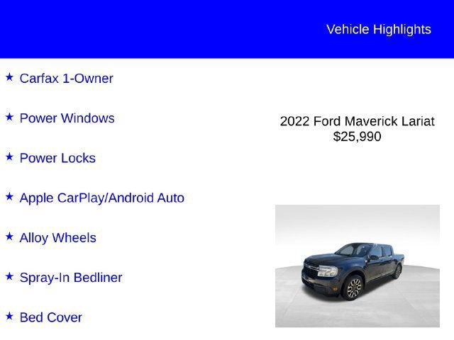 2022 Ford Maverick LARIAT