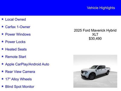 2025 Ford Maverick XLT