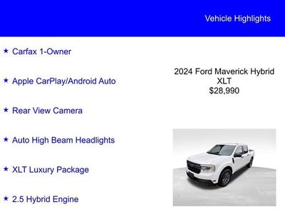 2024 Ford Maverick XLT