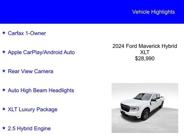 2024 Ford Maverick XLT