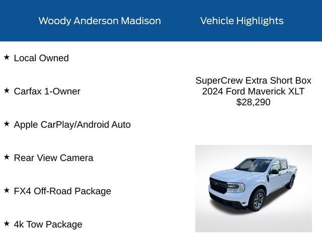 2024 Ford Maverick XLT