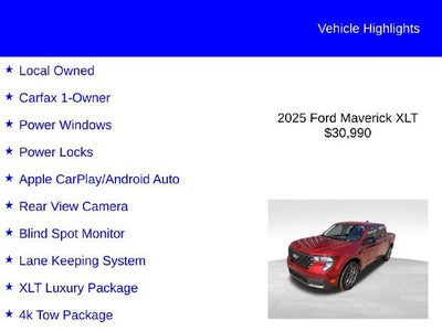 2025 Ford Maverick XLT