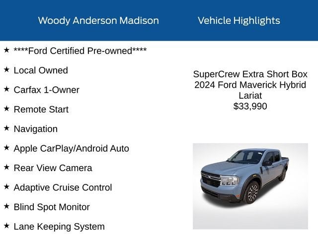 2024 Ford Maverick LARIAT