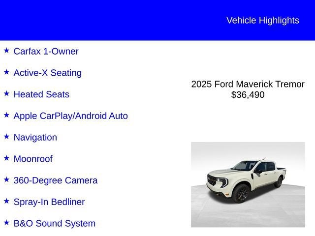 2025 Ford Maverick Tremor