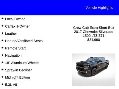 2017 Chevrolet Silverado 1500 LTZ