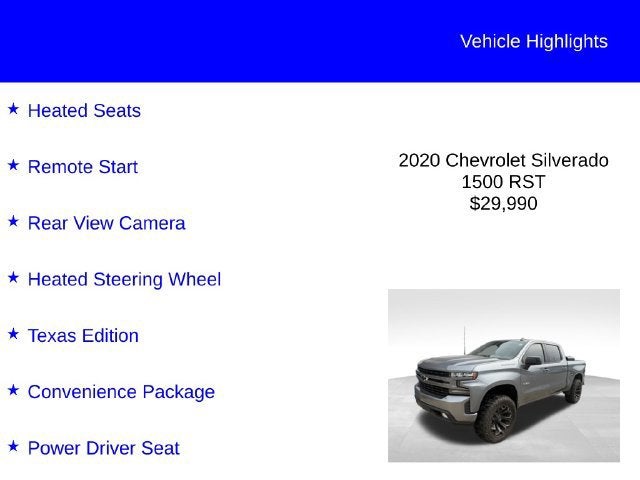 2020 Chevrolet Silverado 1500 RST