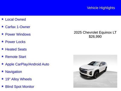2025 Chevrolet Equinox AWD LT
