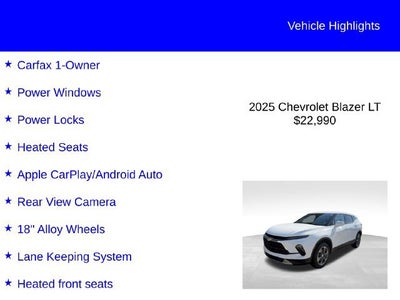 2025 Chevrolet Blazer LT