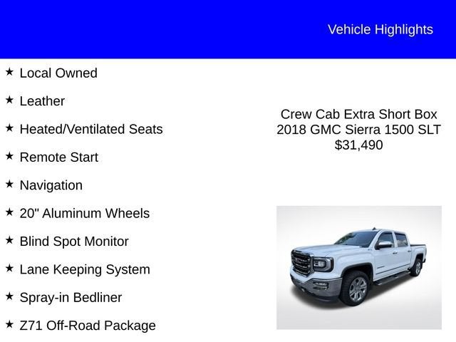 2018 GMC Sierra 1500 SLT