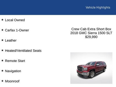 2018 GMC Sierra 1500 SLT