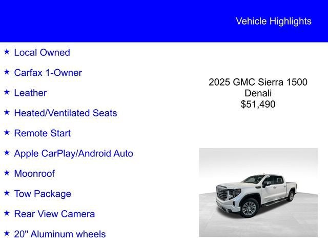 2025 GMC Sierra 1500 Denali