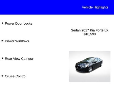 2017 Kia Forte LX