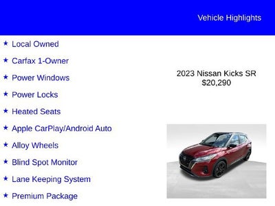 2023 Nissan Kicks SR