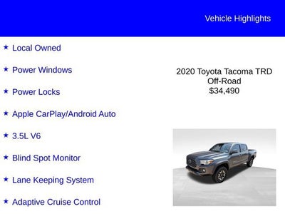 2020 Toyota Tacoma 4WD TRD Off Road