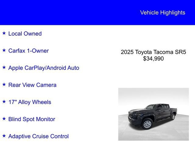2025 Toyota Tacoma 2WD SR5