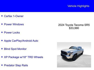 2024 Toyota Tacoma 4WD SR5