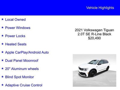 2021 Volkswagen Tiguan SE R-Line Black