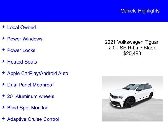 2021 Volkswagen Tiguan SE R-Line Black
