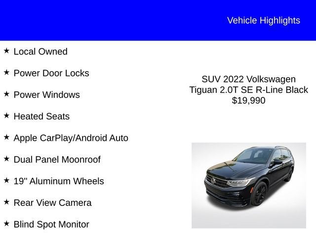 2022 Volkswagen Tiguan SE R-Line Black