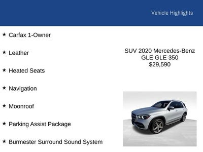 2020 Mercedes-Benz GLE GLE 350