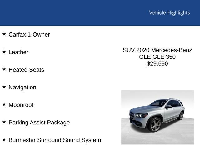 2020 Mercedes-Benz GLE GLE 350