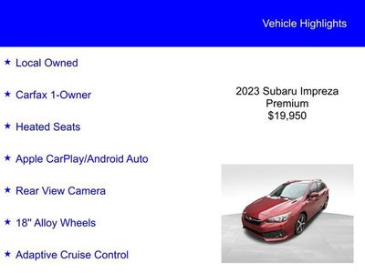 2023 Subaru Impreza Premium