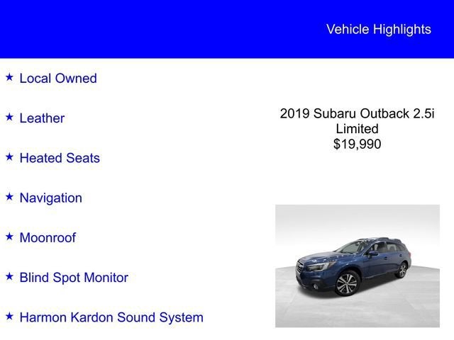 2019 Subaru Outback Limited