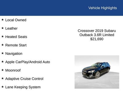 2019 Subaru Outback Limited