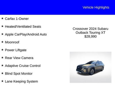 2024 Subaru Outback Touring XT