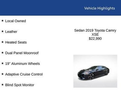 2019 Toyota Camry XSE