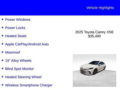 2025 Toyota Camry XSE