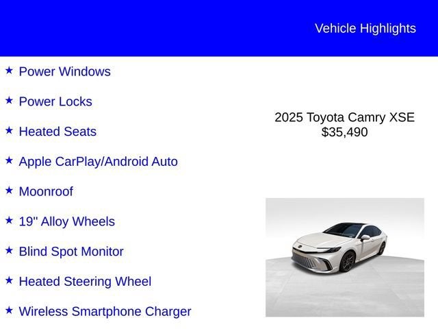 2025 Toyota Camry XSE