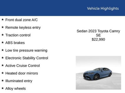 2023 Toyota Camry SE