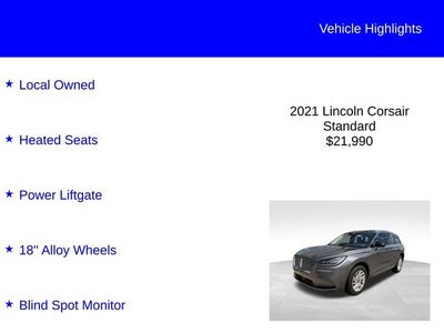 2021 Lincoln Corsair Standard