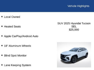 2025 Hyundai Tucson SEL