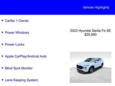 2023 Hyundai Santa Fe SE
