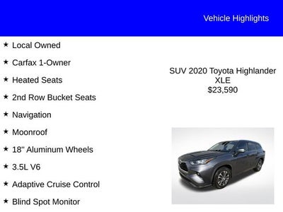 2020 Toyota Highlander XLE