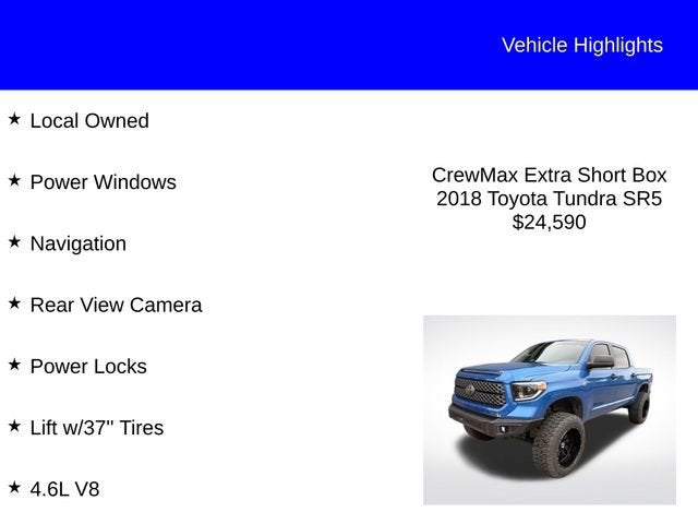 2018 Toyota Tundra 2WD SR5