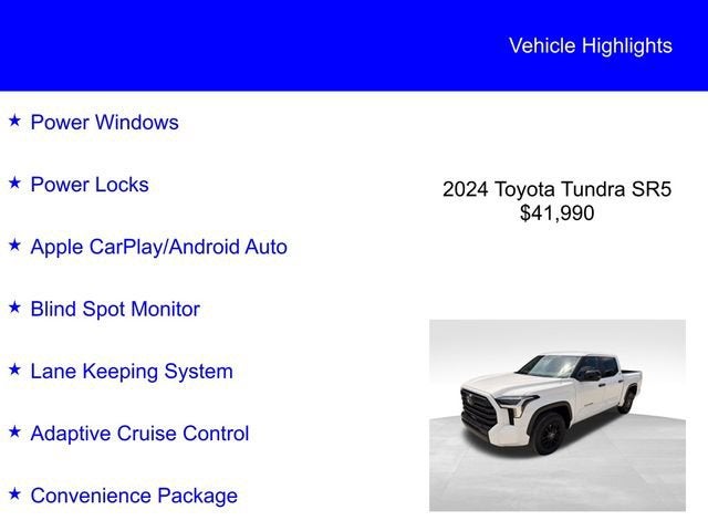 2024 Toyota Tundra 2WD SR5