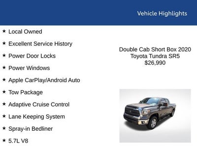 2020 Toyota Tundra 2WD SR5