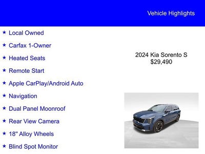 2024 Kia Sorento S