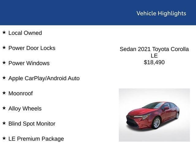 2021 Toyota Corolla LE