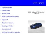 2022 Subaru WRX Limited