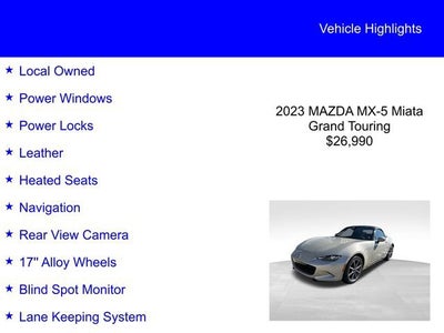2023 Mazda Mazda MX-5 Miata Grand Touring