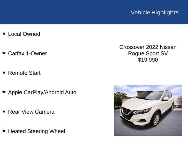 2022 Nissan Rogue Sport SV