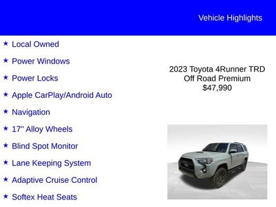2023 Toyota 4Runner TRD Off Road Premium