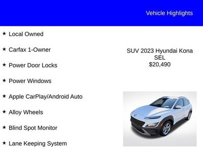 2023 Hyundai Kona SEL